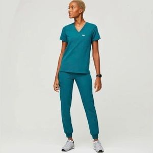 FIGS Pacific Blue Joggers L NWT